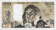 France 500 Francs Pascal, U.218, Fayette:71.32 -