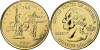États-Unis Quarter Quarter Dollar, U.S. Mint, New York 1788 -