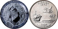 États-Unis Quarter Florida, 50th Anniversary First Landing, U.S. Mint -