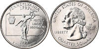 États-Unis quarter dollar Denver, PENNSYLVANIA, Cupronickel plaqué -