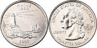 États-Unis Quarter Quarter Dollar, U.S. Mint, Maine 1820, Cupronickel -