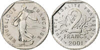 France 2 Francs Semeuse, Paris, Série FDC.BU, Nickel, Gadoury:547 -