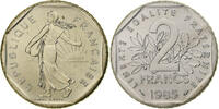 France 2 Francs Monnaie, Semeuse, Paris, BU, Nickel, Gadoury:547 -