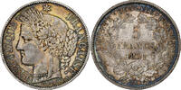 France 5 Francs Cérès, Paris, Argent, Gadoury:719, KM:761.1 -