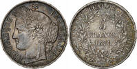 France 5 Francs Monnaie, Cérès, Paris, Argent, Gadoury:743 -