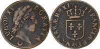 France 1/2 Sol Louis XV, Demi sol à la vieille tête, Metz, Cuivre -