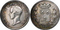 France 1/2 Franc Henri V, Argent, Gadoury:404, KM:23 -