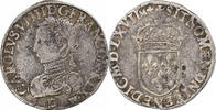 France Teston Charles IX, Lyon, 3eme Type, Argent, Gadoury:430 -