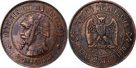 France 10 Centimes Napoléon III, SATIRICAL COINS, Bronze -