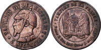 France 10 Centimes Napoléon III, SATIRICAL COINS, Bronze -