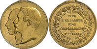 France Medaille 1853 Napoléon III, Ville de Lille, Laiton TTB+