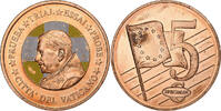 Vatican 5 Euro Cent 5 C, Essai-Trial Benoit XVI, Cuivre -