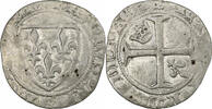 France 1/2 Guénar Charles VI, Billon, Duplessy:378A -