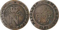 France 10 Centimes Napoléon I, Perpignan, FAUX, Bronze -