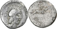 Denarius Calpurnia, 1er siècle av. J.C - 1er siècle ap. JC, Faux d'époque, Bronze -