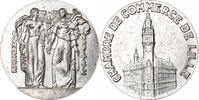 France Medaille Chambre de Commerce de Lille, Argent, Coin -