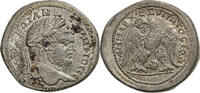 Tétradrachme Séleucie et Piérie, Caracalla, Damascus, Billon -