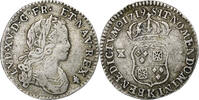 France 1/12 Écu de France-Navarre Louis XV, Bordeaux, Argent -