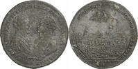 Autriche Medaille Bataille de Leipzig, Alexandre Ier et François I -