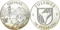 Autriche Medaille Fulpmes, Stubaital Valley, Argent, BE -