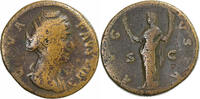 Sesterz Diva Faustina I, Rome, Bronze, RIC:1120 -