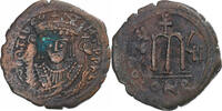 Follis Tibère II Constantin, Constantinople, Bronze, Sear:430 -