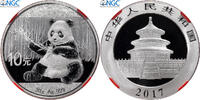 Chine 10 Yüan Panda, Kung Fu Panda 3, BE, Argent, NGC -