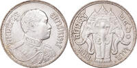 Thaïlande Baht Rama VI, Argent -