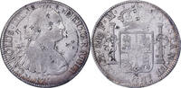 Mexique 8 Reales Charles IV, Mexico City, Chopmarked, Argent -