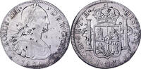 Mexique 8 Reales Charles IV, Mexico City, Chopmarked, Argent -