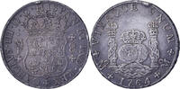 Mexique 8 Reales Charles III, Columnario, Mexico City, Argent -