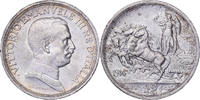 Italie 2 Lire Victor-Emmanuel III, Rome, Argent -