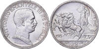 Italie 2 Lire Victor-Emmanuel III, Rome, Argent -