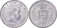 Portugal 500 Reis Carlos I, Lisbonne, Argent -