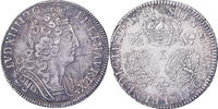 France 1/4 Ecu aux 3 couronnes Louis XIV, Amiens, Argent -