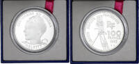 France 100 Francs Arletty, Centenaire du Cinéma, MDP, BE, Argent -