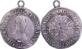 Seigneurie du Béarn Franc aux quatre H Henri II, Pau, Argent -