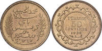 Tunisie 50 Centimes Muhammad al-Habib Bey, Paris, Essai -