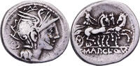 Denarius Claudia, Manlia, Urbina, Rome, Argent, Crawford:299/1b -