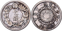 Japon 10 Sen Mutsuhito, Ère Meiji, An 40 (1907), Argent -