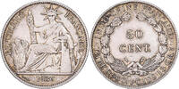 Indochine française 50 Cent Paris, Argent -