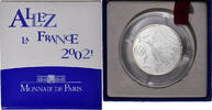 France 1/4 Euro Coupe du Monde, BU, Monnaie de Paris, Argent -