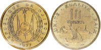 Djibouti 10 Francs Monnaie de Paris, Essai, Bronze-Aluminium -