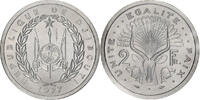 Djibouti 2 Francs Monnaie de Paris, Essai, Aluminium, KM:21 -