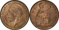 Royaume-Uni Penny George V, Londres, Bronze, Spink:4054, KM:826 -