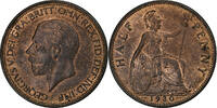 Royaume-Uni 1/2 Penny George V, Londres, Bronze, Spink:4058, KM:837 -