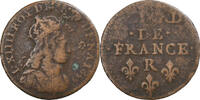France Liard Louis XIV, Nîmes, Cuivre, Gadoury:80 -