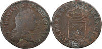 France 1/2 Sol au buste enfantin Louis XV, Reims, Cuivre -