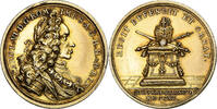 Saint-Empire romain betaalpenning Charles VI, Couronnement, Vermeil -