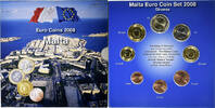 Malte 1 Cent to 2 Euro + stamp BU, Monnaie de Paris -